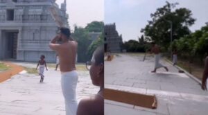 Video: टीम इंडिया से बाहर हुए वेंकटेश अय्यर ने भगवान की शरण में डाला डेरा, बच्चों संग जमकर लगाए चौके-छक्के 2 Venkatesh Iyer