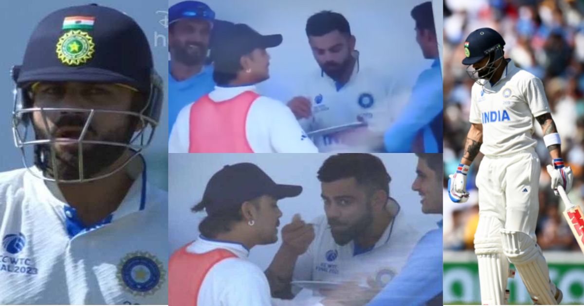 Video Of Virat Kohli Eating Food After Getting Out Early Went Viral