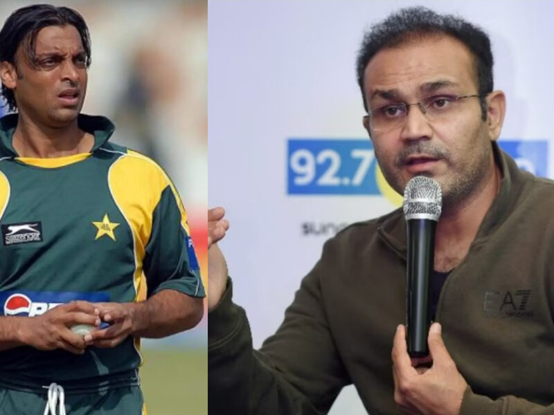 Virender Sehwag Gave A Sharp Statement While Retaliating On Shoaib Akhtar