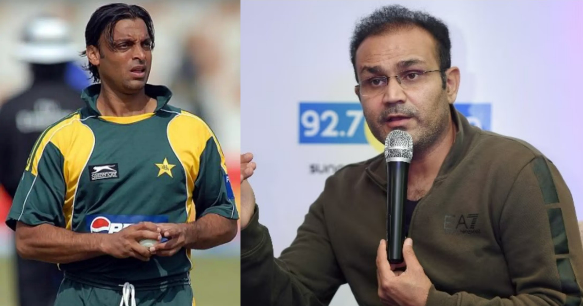 Virender Sehwag Gave A Sharp Statement While Retaliating On Shoaib Akhtar