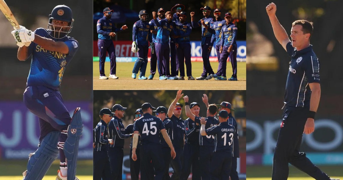 Sl Vs Soc Sri Lanka Beat Soctland By 82 Runs In World Cup Qualifiers 2023