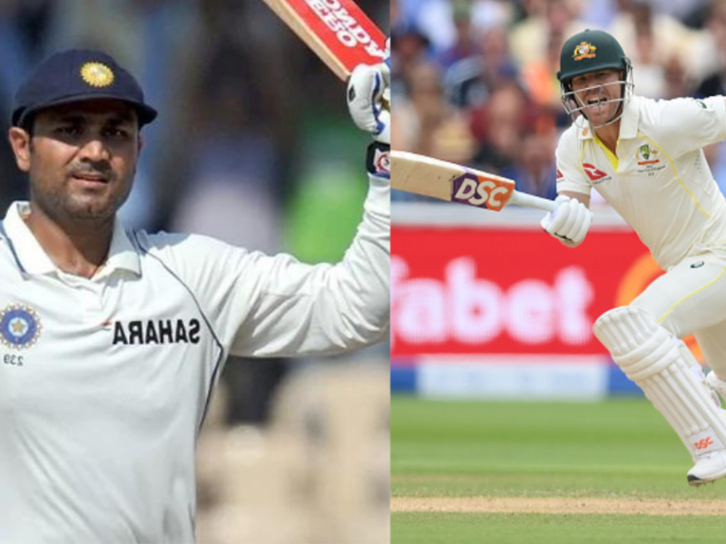 David Warner Beat Virender Sehwag Most Runs As Test Opener
