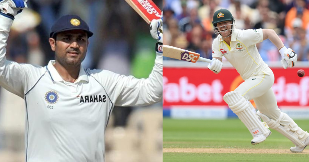 David Warner Beat Virender Sehwag Most Runs As Test Opener