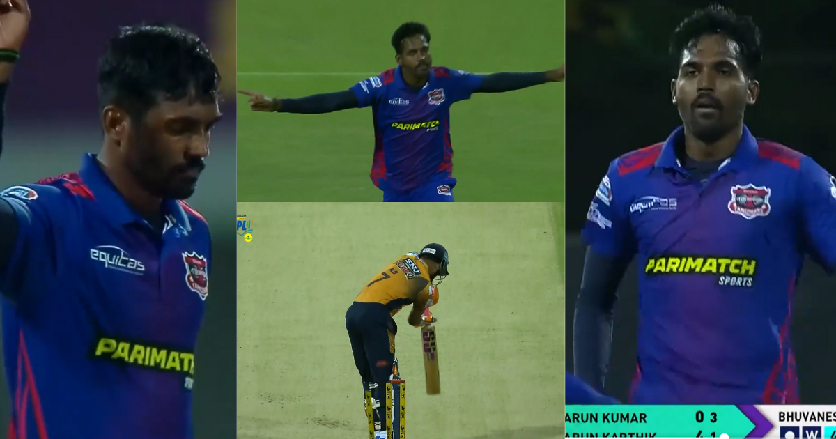 Tnpl First 5 Wicket Haul By Bhuvaneswaran, Video Went Viral