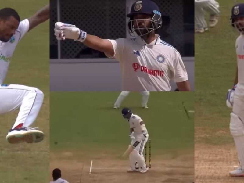 Shannon Gabriel Clean Bowled Ajinkya Rahane, Video Went Viral