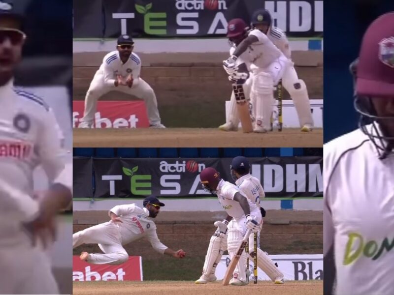 Ajinkya Rahane Caught A Surprising Catch With One Hand, Video Went Viral