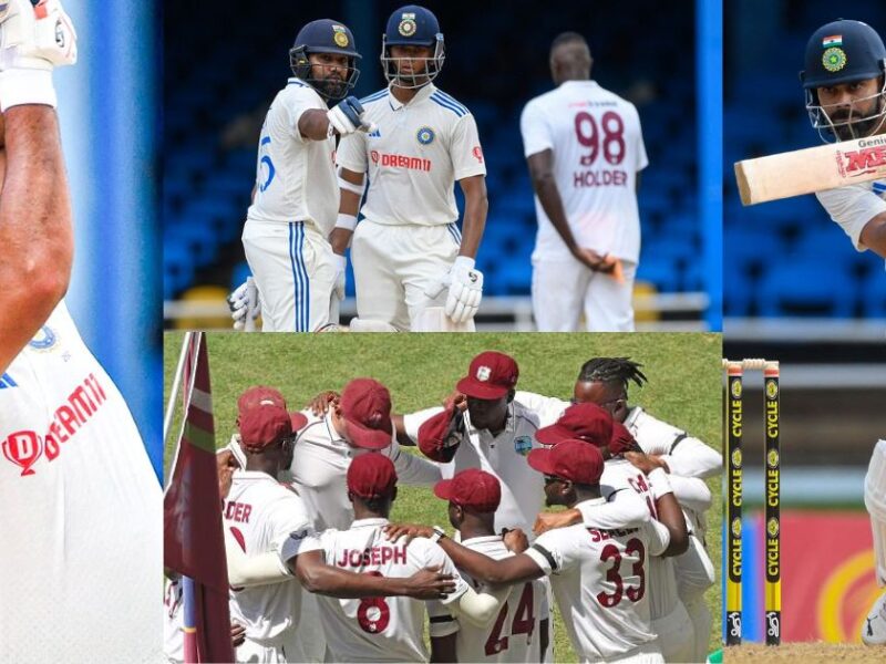 India Scored 288 Runs On The First Day Against West Indies