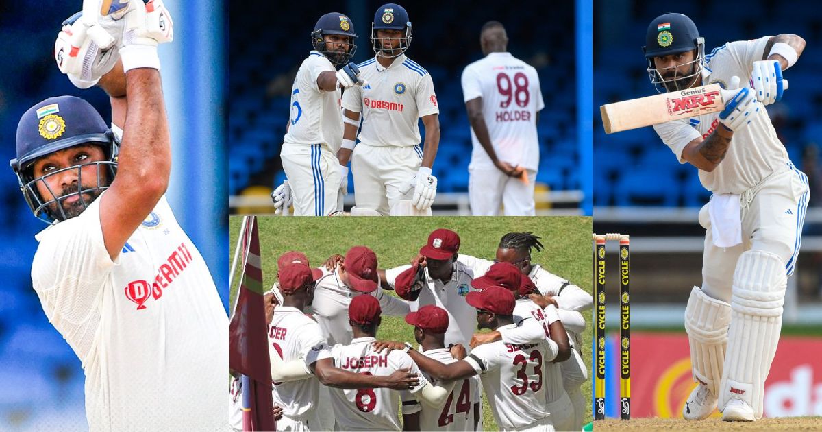 India Scored 288 Runs On The First Day Against West Indies