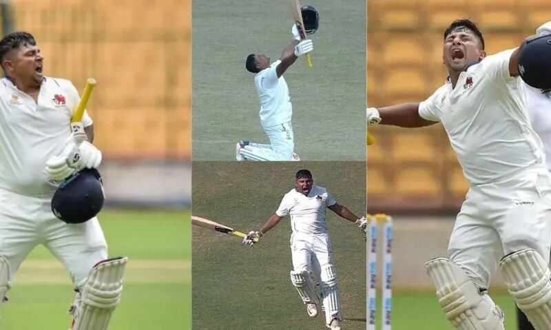 Sarfaraz Khan Hit Triple Century With Stormy Batting