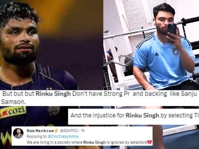 Rinku Singh Ignored By Selecters On West Indies Tour Netizens Slammed Bcci On Social Media