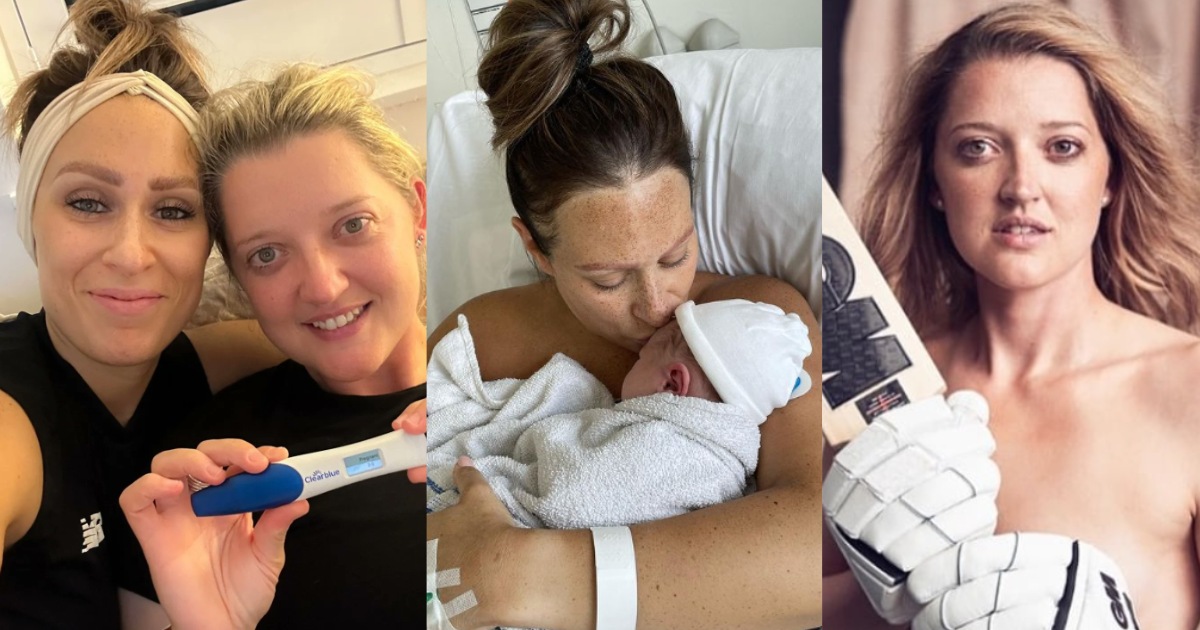 England Cricketer Sarah Taylor Lesbian Partner Diana Gave Birth To Beautiful Boy Pictures Got Viral