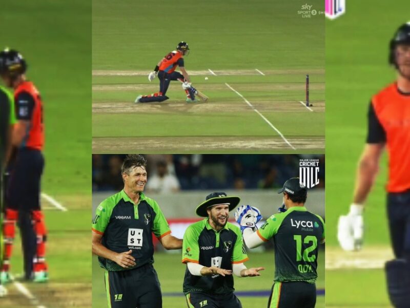 Mlc Finn Allen Bizarre Run Out In Major League Cricket Makes Headline Video Viral On Internet
