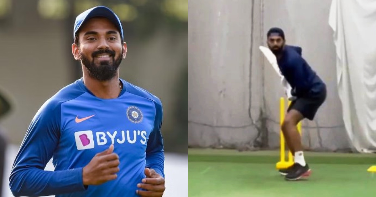 Kl Rahul Proved His Hundred Percent Fitness In Net Practice Video Viral