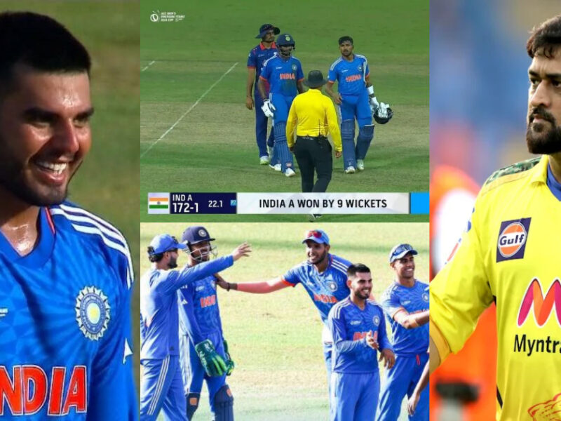 Nishant Sandhu Took 4 Wickets In Emerging Asia Cup 2023
