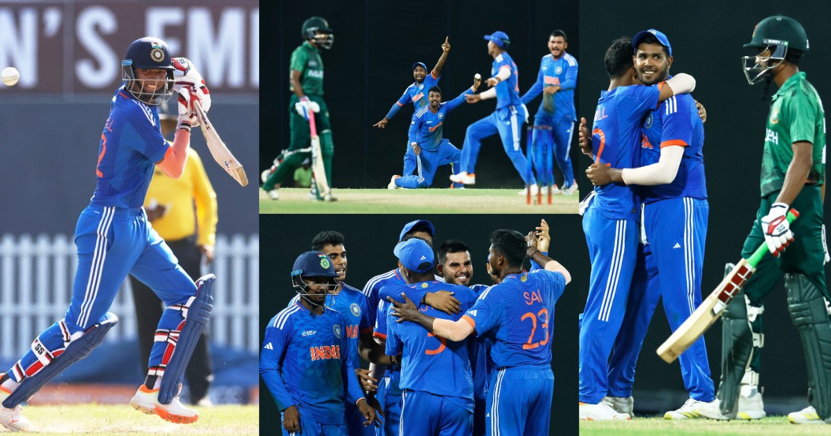 Indian Junior Team With 16-Year-Old Player Created History Reached The Final By Defeating Bangladesh Will Now Clash With Pakistan