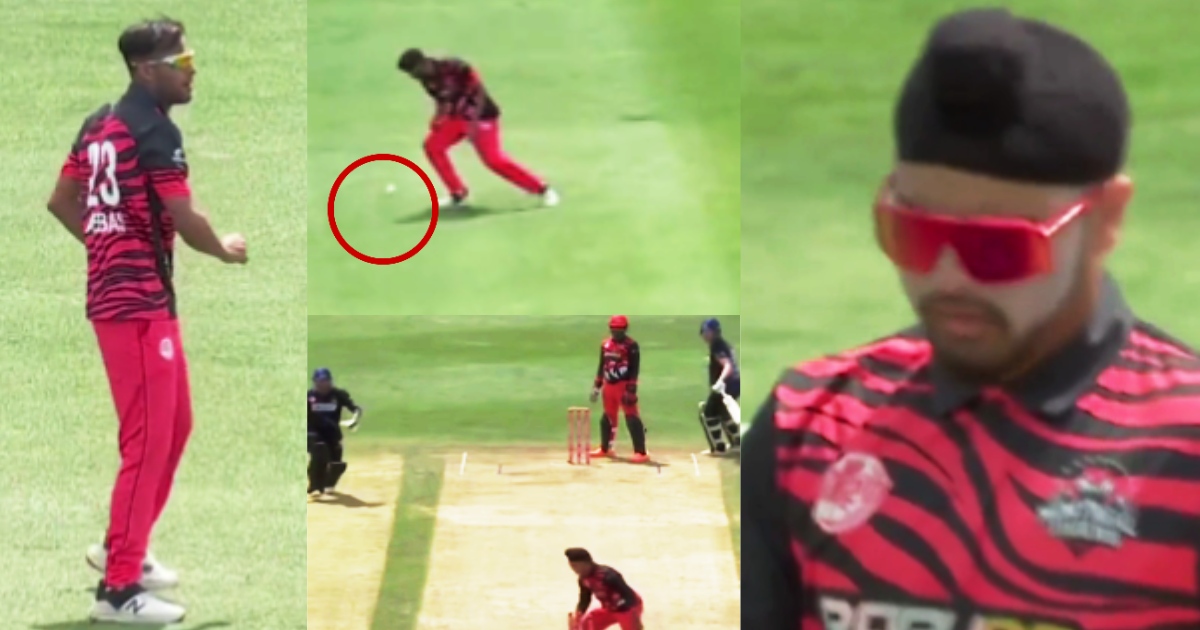 Funny Drama In G20 Canada League Batsman Saved From Run Out Due To Mistake Of Bowler And Fielder Watch Video