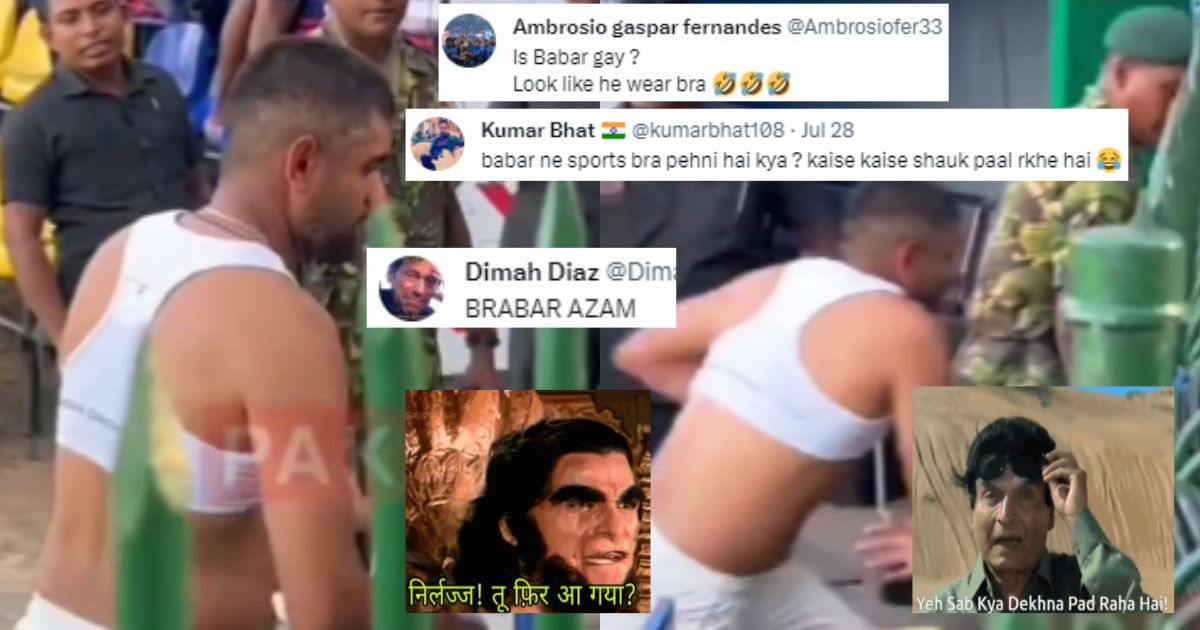 Babar Azam Was Seen Wearing Sports Bra Netizens Heavily Trolled On Internet
