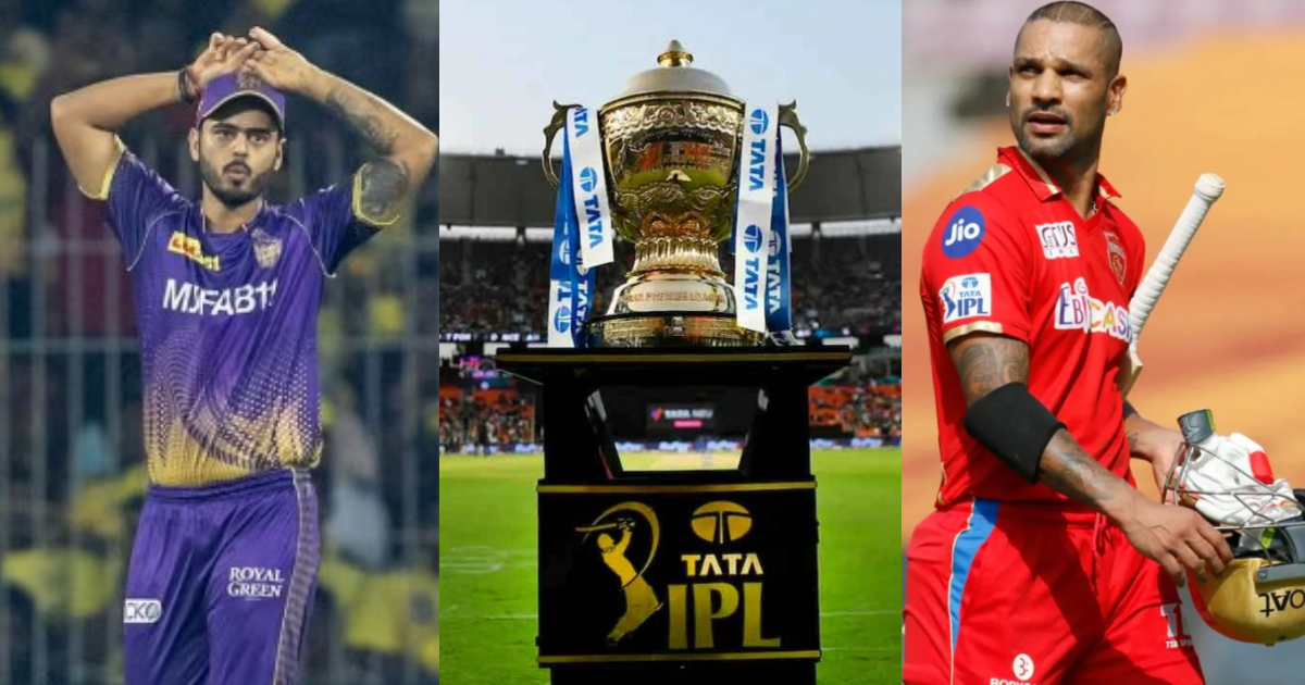 These Players Will Replace Shikhar Dhawan And Nitish Rana As Captains Of Kkr And Punjab In Ipl 2024
