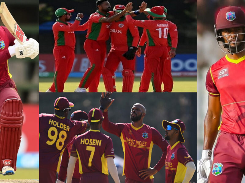 Oma Vs Wi West Indies Beat Oman By 7 Wickets To Register First Win In Super Six