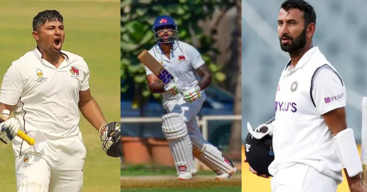 Sarfaraz Khan, Suryakumar Yadav And Cheteshwar-Pujara Flopped With The Bat In-Duleep-Trophy-2023