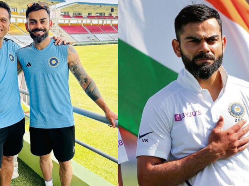 Virat Kohli Shared Photo With Rahul Dravid And Said Big Thing