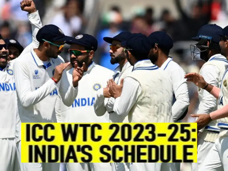 Team India Schedule Announced For Wtc 2023-25