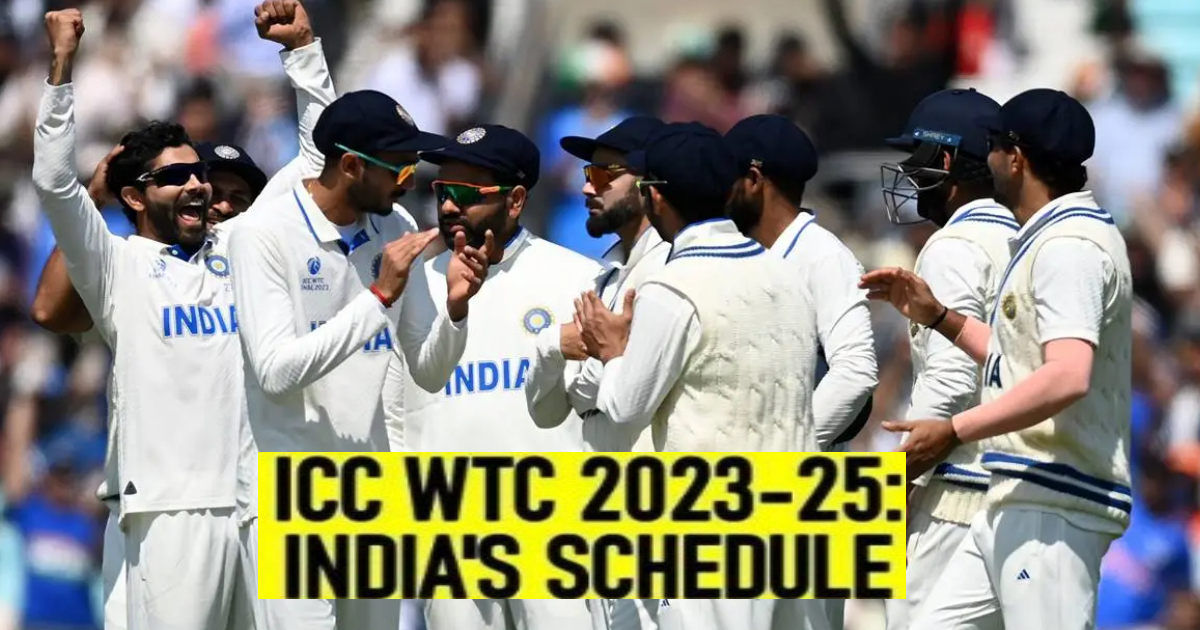 Team India Schedule Announced For Wtc 2023-25