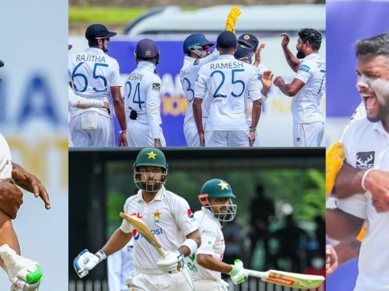 Sl-Vs-Pak-Sri Lanka Piled On 166 Runs In Front Of Pakistani Bowlers On The Second Day