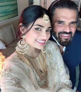 Athiya Shetty And Sunil Shetty
