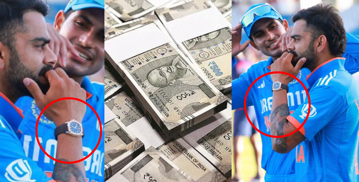 विराट कोहली के हाथ में पहनी हुई घड़ी की तस्वीर हुई वायरल, कीमत जानकर उड़ जाएंगे आपके भी होश