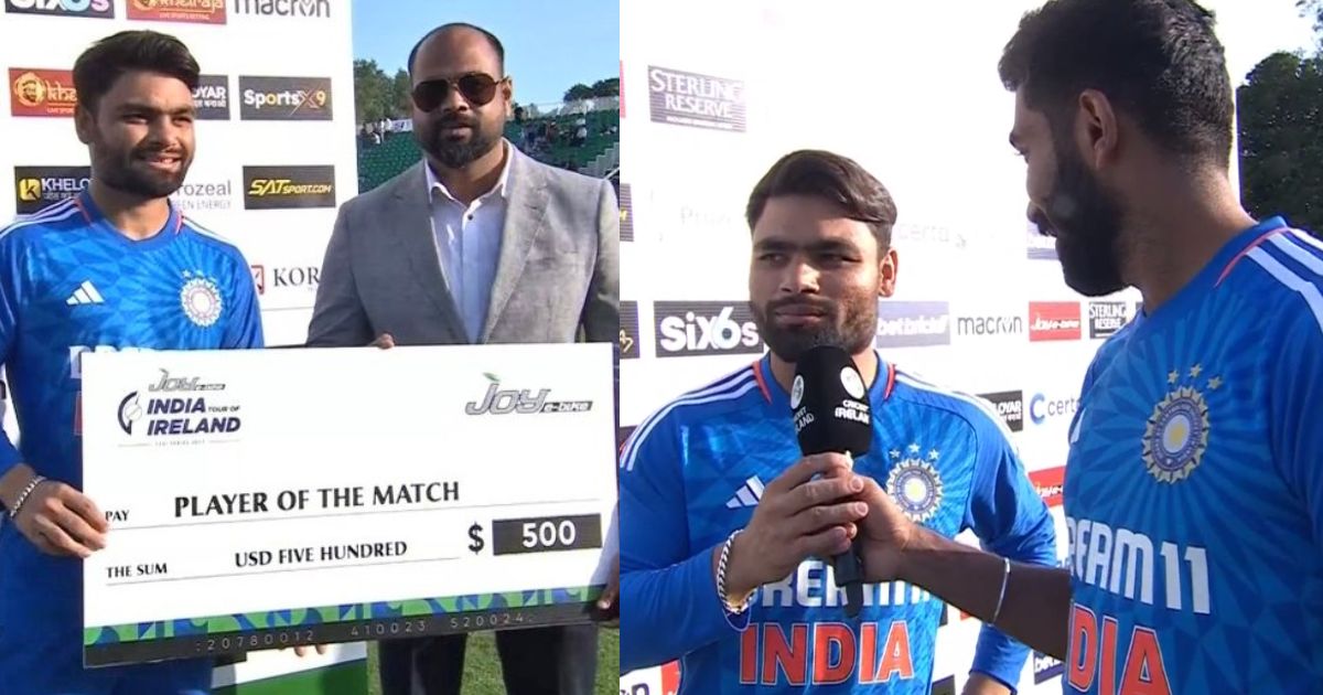 Rinku Singh Became The Player Of The Match, Gave A Big Statement, Said His Heart