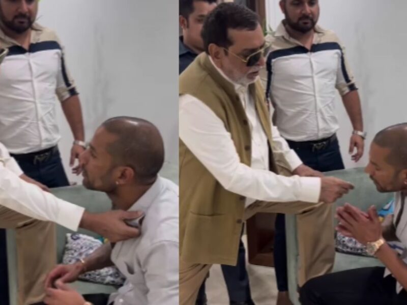 Shikhar Dhawan Entered And Thrashed This Person In Public, Video Went Viral