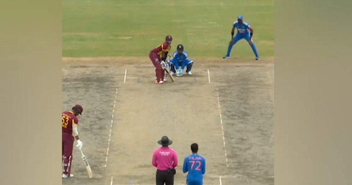 दूसरी गेंद पर छक्का, फिर दूसरी ही बॉल पर विकेट, तिलक वर्मा ने 5वें मैच में किया कमाल, वायरल हुआ Video 