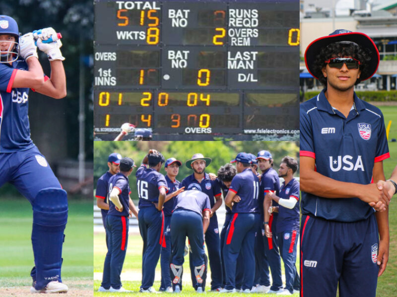 Usa U19 Broke The Odi Record By Scoring 515 Runs, Bundled Out The Other Team For 65 Runs