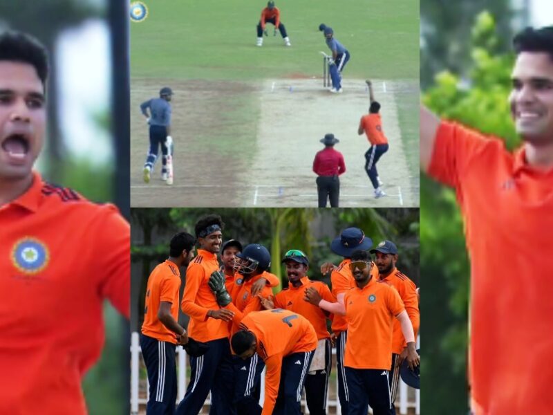 Arjun Tendulkar Heroic Performance In Deodhar Trophy 2023