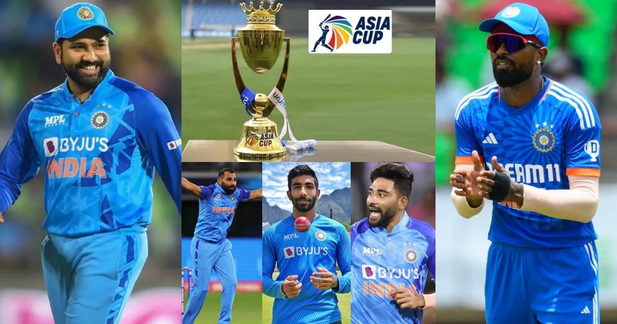 Indian Team Announced For Asia Cup 2023 5 Bowlers 3 All Rounders 3 Wicketkeepers Included