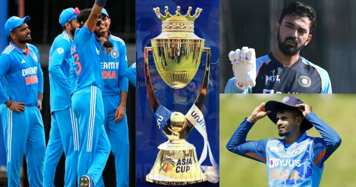 India Selects Team For Asia Cup 2023 Nagpur Player Became Captain Kl Rahul Shreyas Iyer Return
