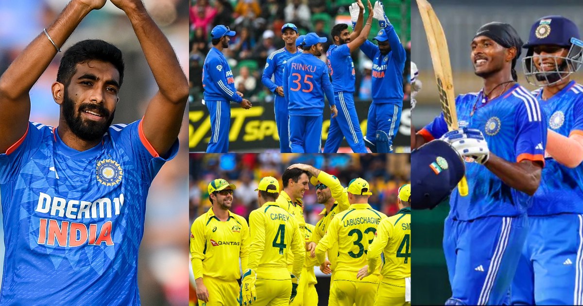 Team India Odi Series Australia Kuldeep-Siraj-Jadeja Out 5 Players Debut Jasprit Bumrah'S Captaincy