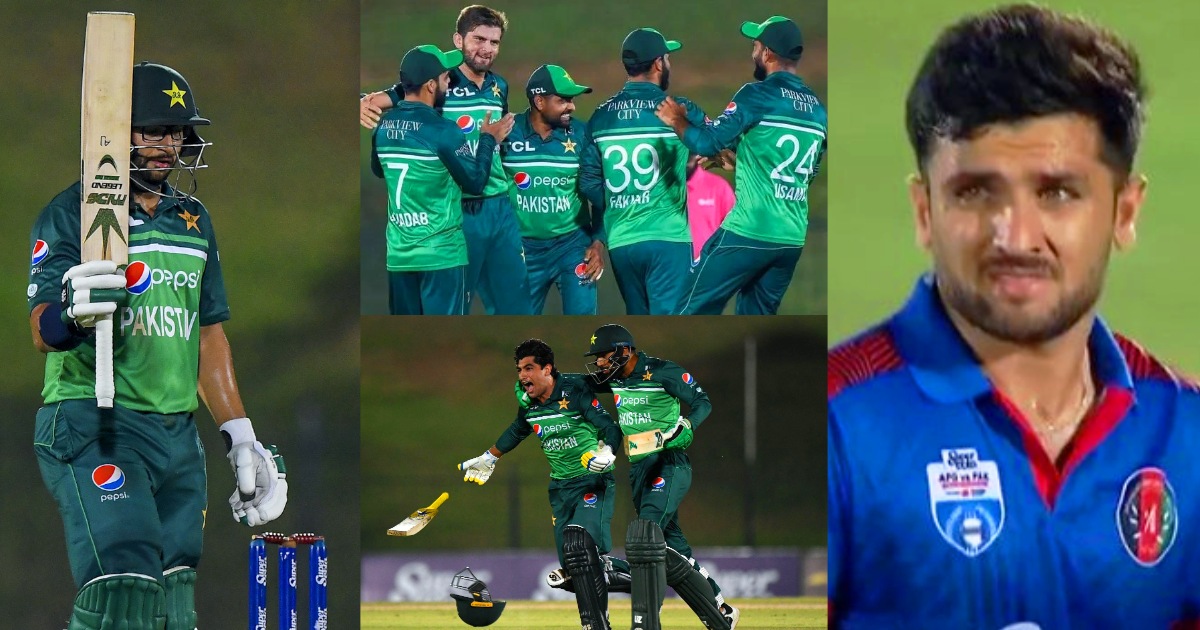Afg Vs Pak High Voltage Drama Between Pakistan And Afghanistan Naseem Shah Match Winner Hit Four On Second Last Ball