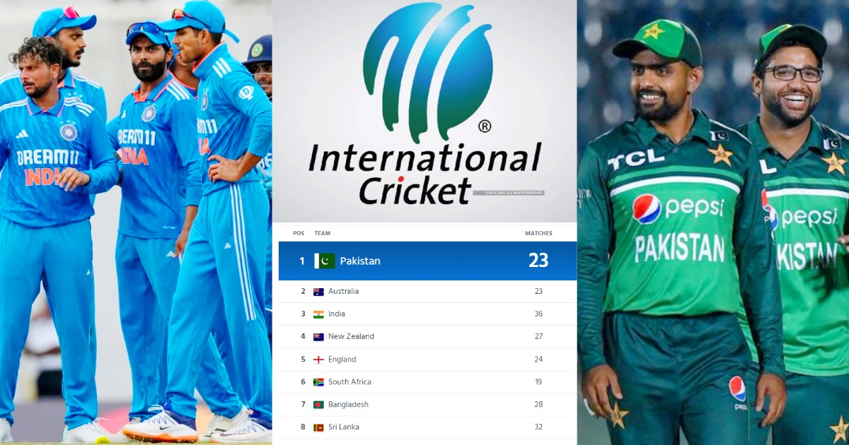 Pakistan Team Jumps In Icc Rankings Surpasses Team India Reaches Number-1 India Suffers Tremendous Loss
