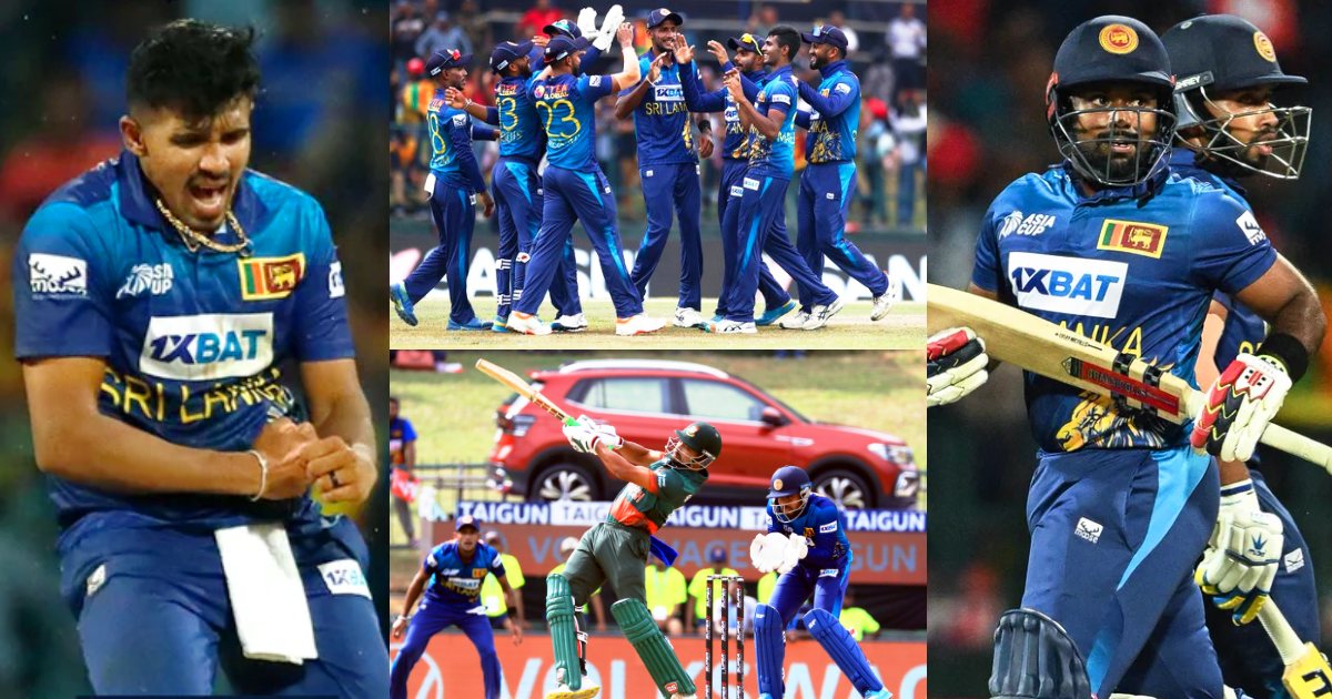 Sl Vs Ban First Bowlers Wreaked Havoc Then Batsmen Left No Stone Unturned Sri Lanka Defeated Bangladesh By 5 Wickets