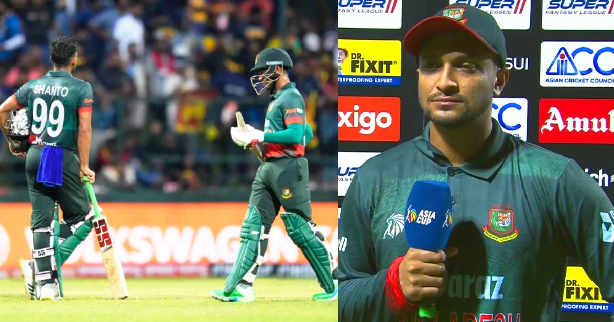 Shakib Al Hasan Got Angry After The Defeat Blamed The Whole Team Except Himself Sl Vs Ban