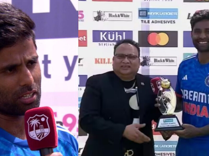 After Becoming The Player Of The Match, Suryakumar Yadav Revealed The Secret Of Stormy Innings.