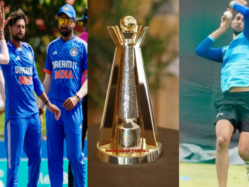 Prasidh Krishna, Running Out Of Team India, Took The Wicket In The Very First Over In Maharaja Trophy 2023.