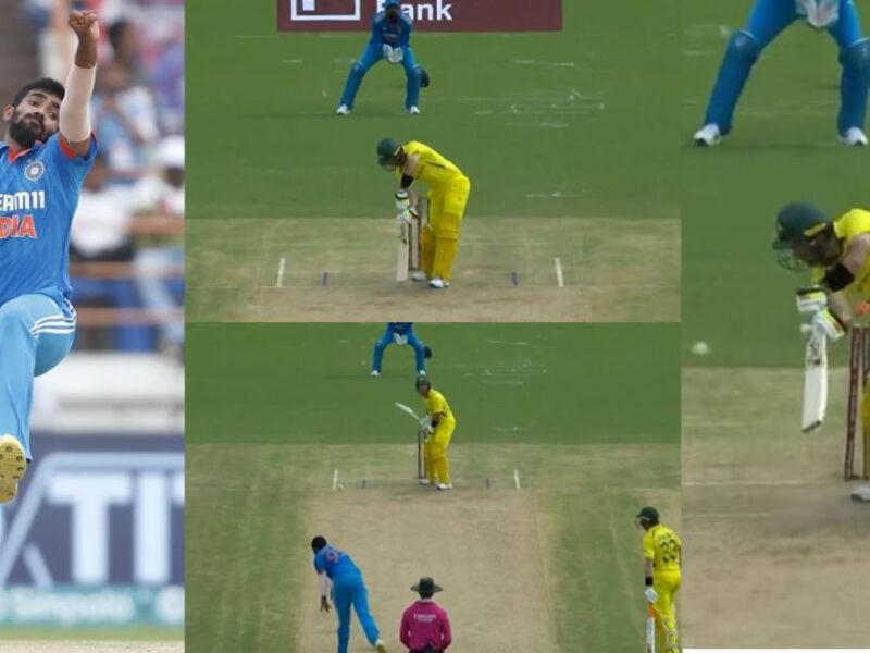 Jasprit Bumrah Clean Bowled Gaylen Maxwell On A Yorker.