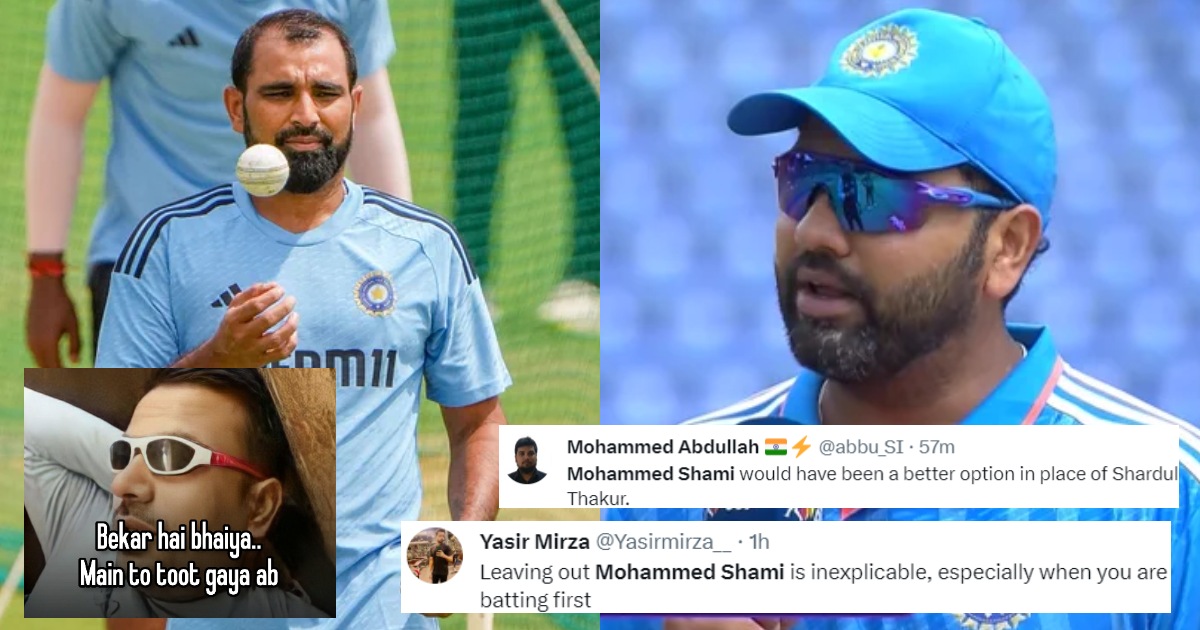 Ind Vs Pak Mohammad Shami Dropped From Match Against Pakistan Fans Outraged On Social Media