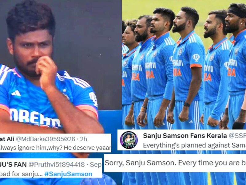 Sanju Samson Not Picked In World Cup 2023 Squad Netizens Backlash On Social Media