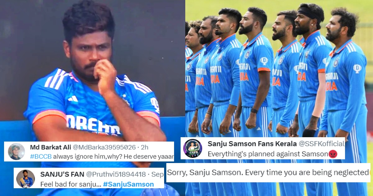 Sanju Samson Not Picked In World Cup 2023 Squad Netizens Backlash On Social Media