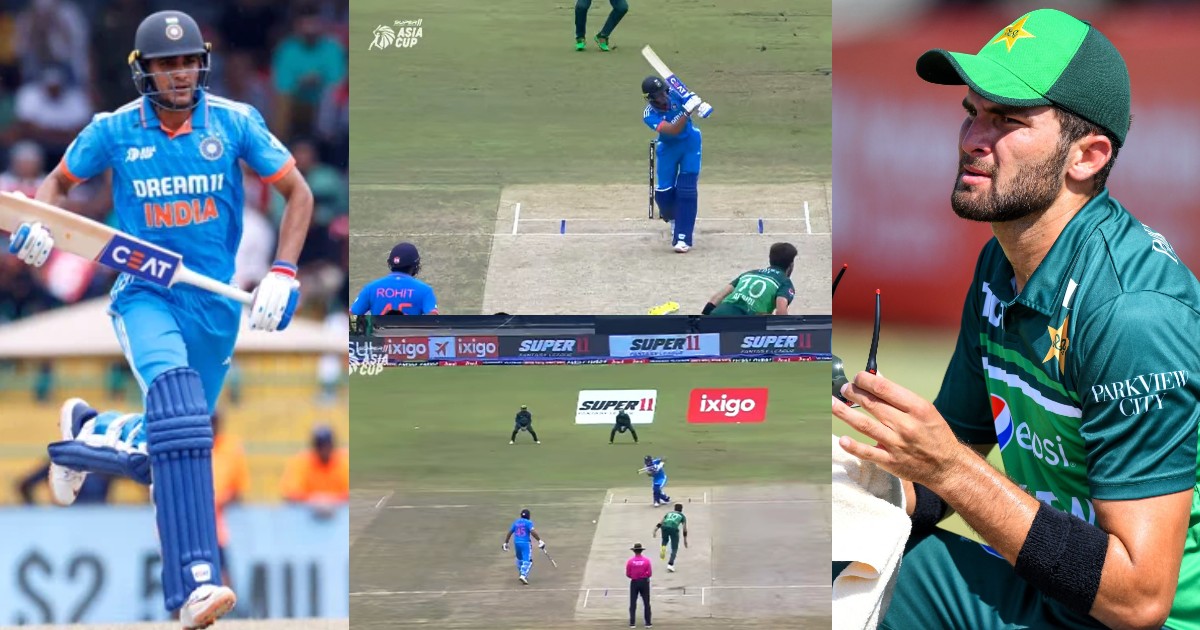 Shubman Gill Sensational Batting Hit 3 Consecutive Fours Against Shaheen Afridi Watch It