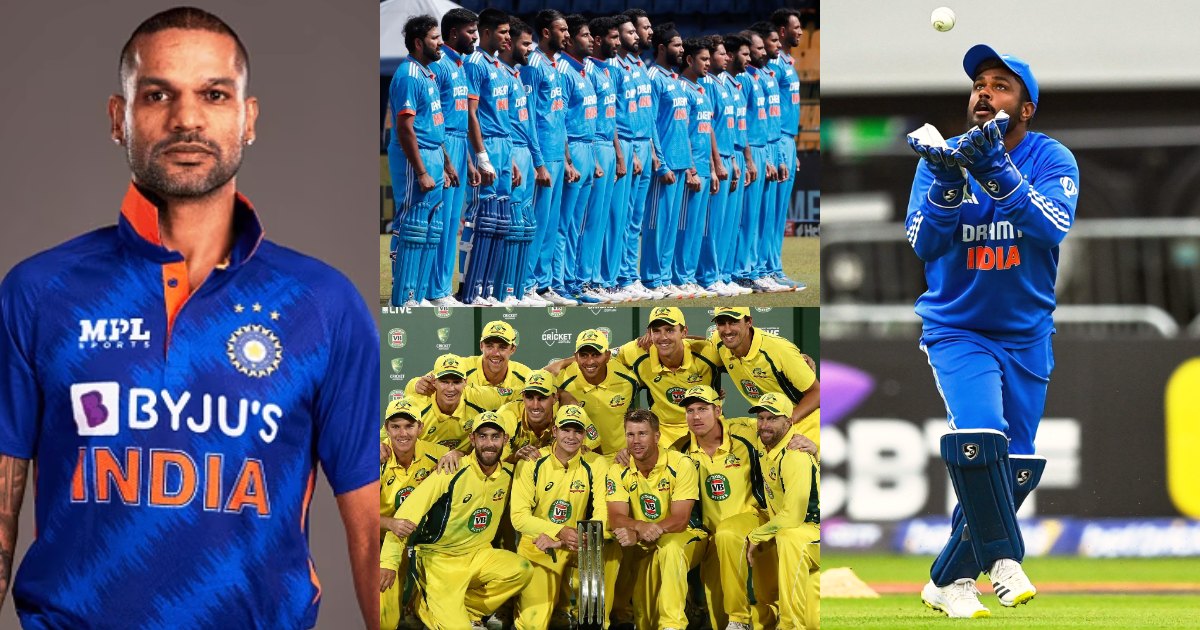 15-Member Team India Announced For The Odi Series Against Australia Shikhar Dhawan Returns